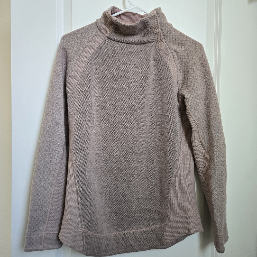 Women's Pink Prana Wool Sweater